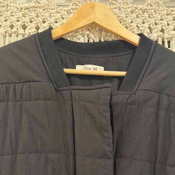 Qing Yi Boutique Women's Black Puffer Coat - Picture 4 of 11